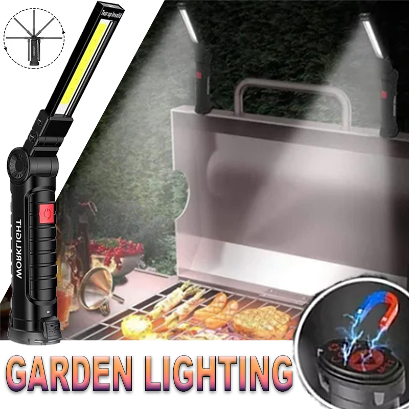 Outdoor Lighting Globes - Taşınabilir LED El Feneri Manyetik Kanca