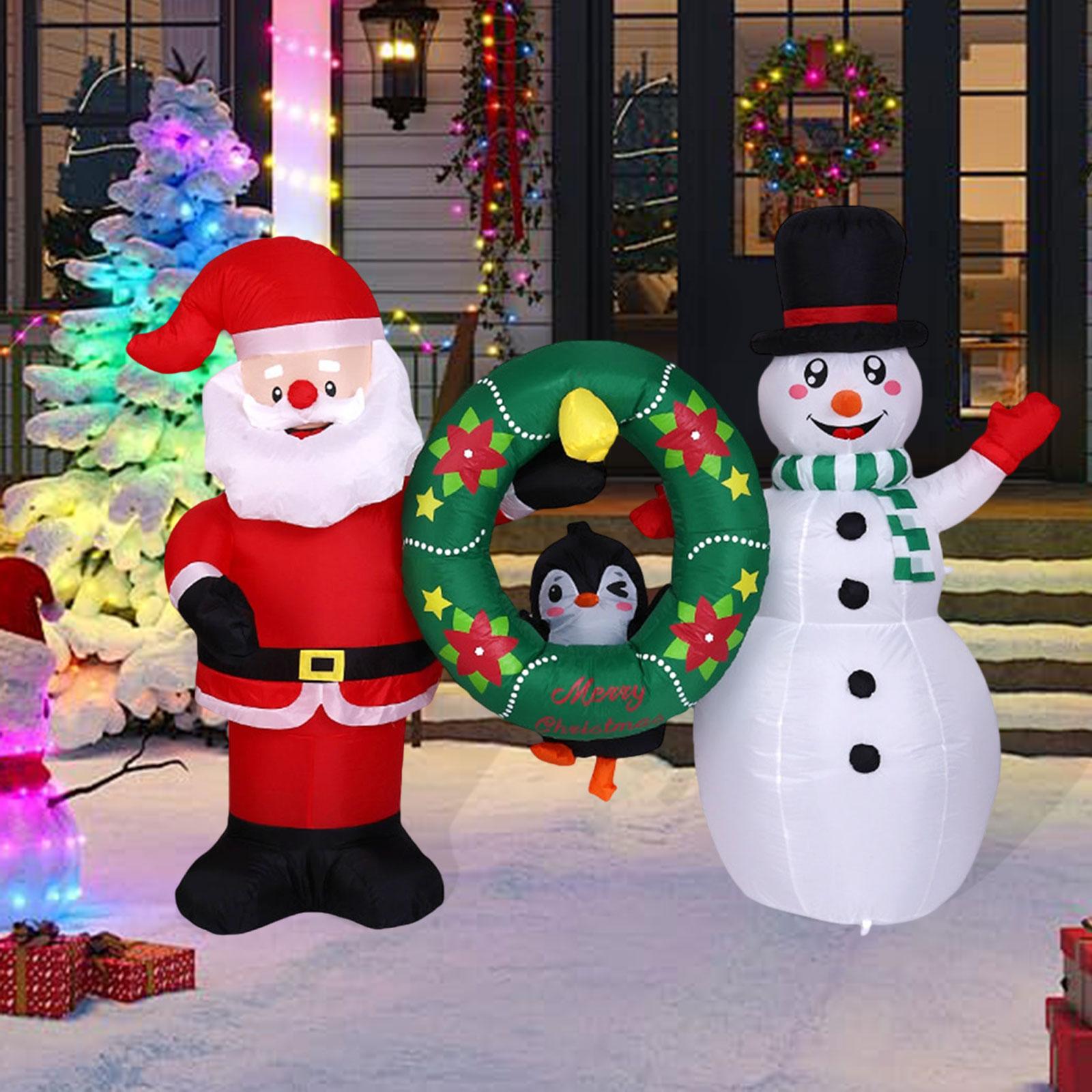 Xmas Outdoor Lighting Decorations - Noel Şişme Süsleri, Dış Mekan, Işıklı,