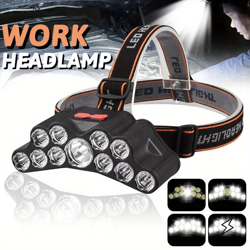 Outdoor Lighting Globes - 11 LED Far Güçlü Işık Kafa