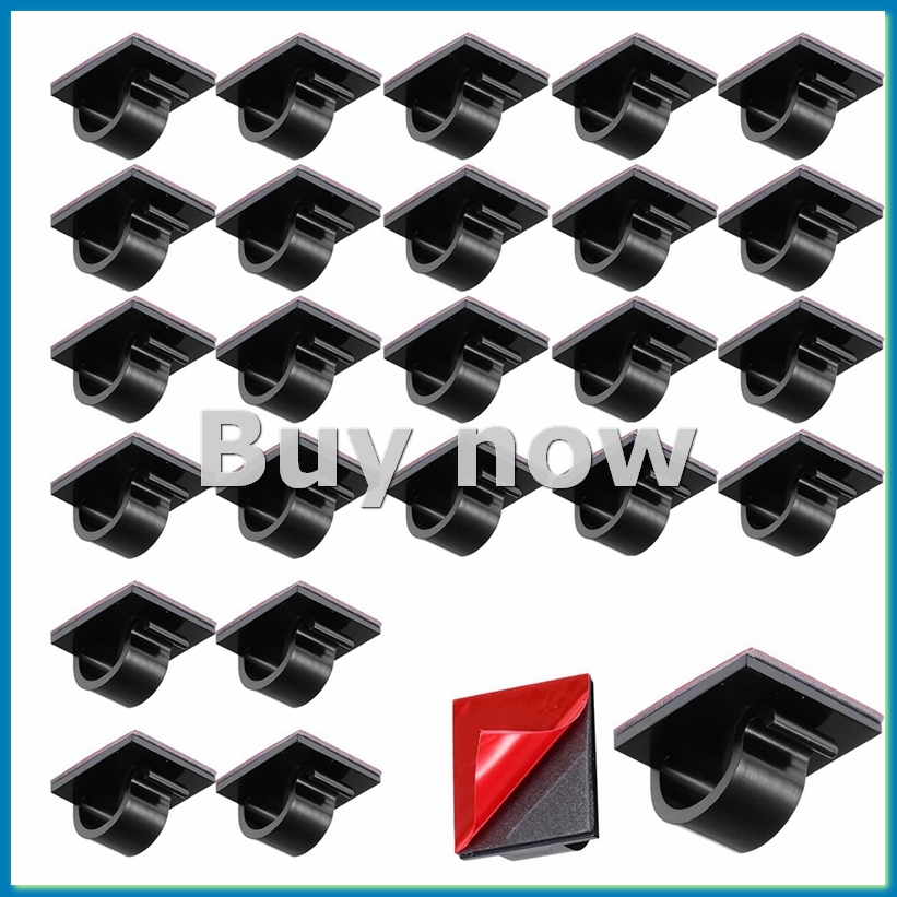Outdoor Lighting Hooks - 50 Adet Mini Kablo Klipsleri Kancalar