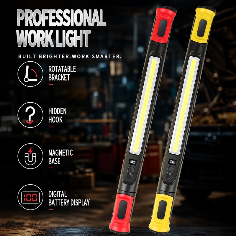 Outdoor Lighting Hooks - COB Manyetik Çalışma Lambası Şarj Edilebilir