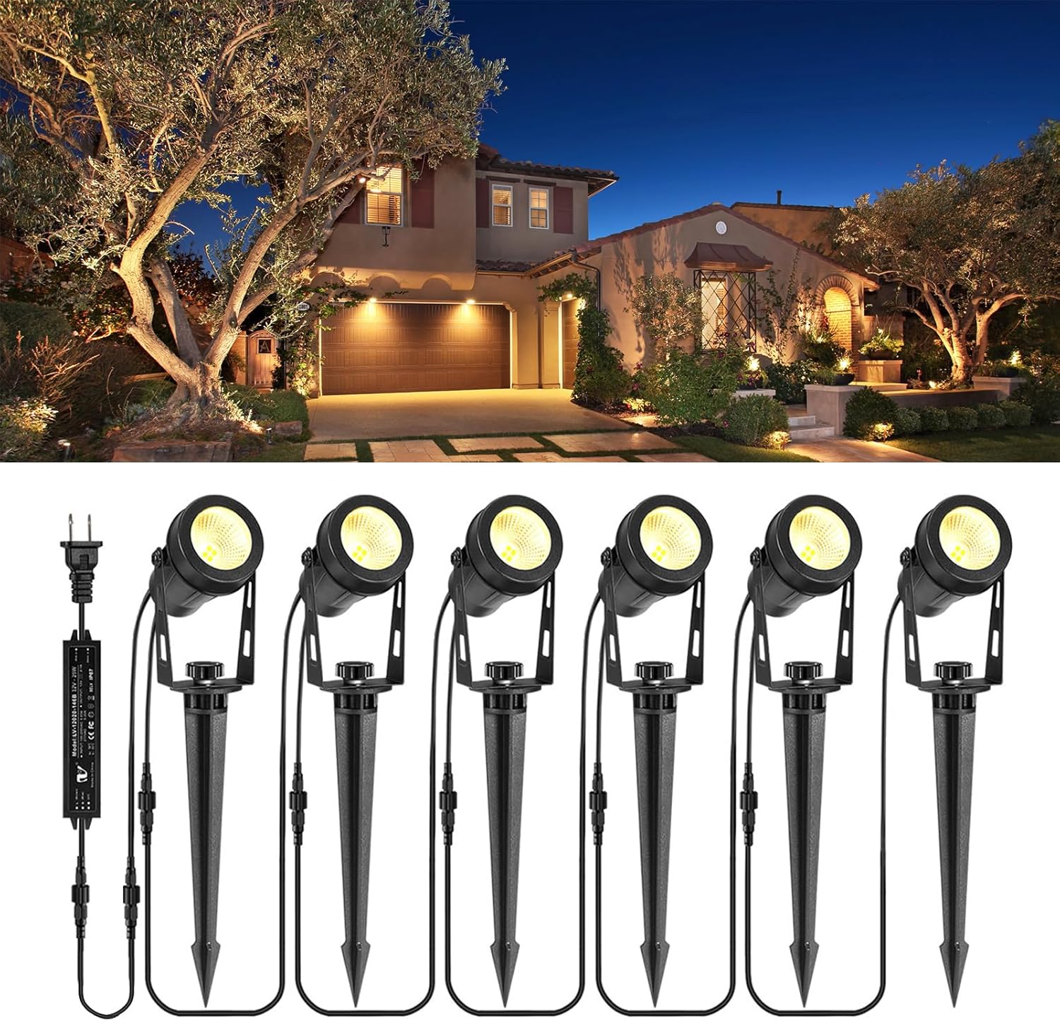 Outdoor Lighting Voltage - Alçak Gerilim Peyzaj Aydınlatmaları 6'lı Paket,