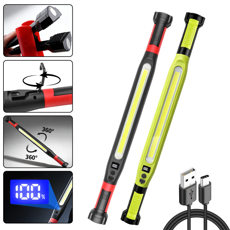 Outdoor Lighting Hooks - COB Çalışma Lambası Tip-C Şarj Edilebilir