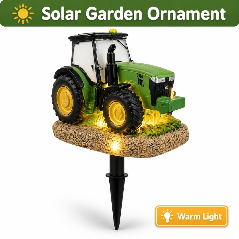 Outdoor Lighting Yard Stakes - Güneş Enerjili Traktör Bahçe Lambası Dış