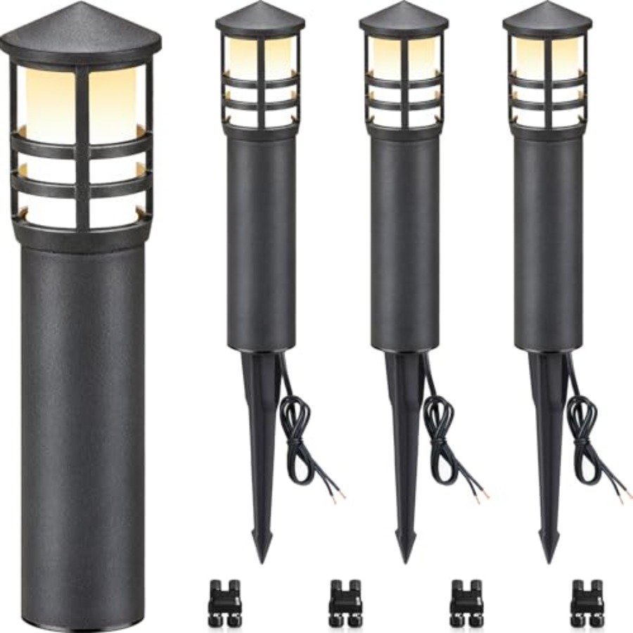 Outdoor Lighting Voltage - 4'lü Paket Düşük Voltajlı Yol Aydınlatmaları