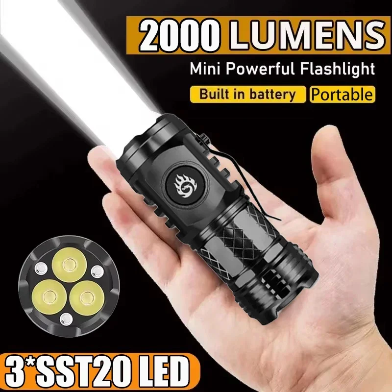 Outdoor Lighting Globes - Yüksek Güçlü Taktik El Feneri 3LED