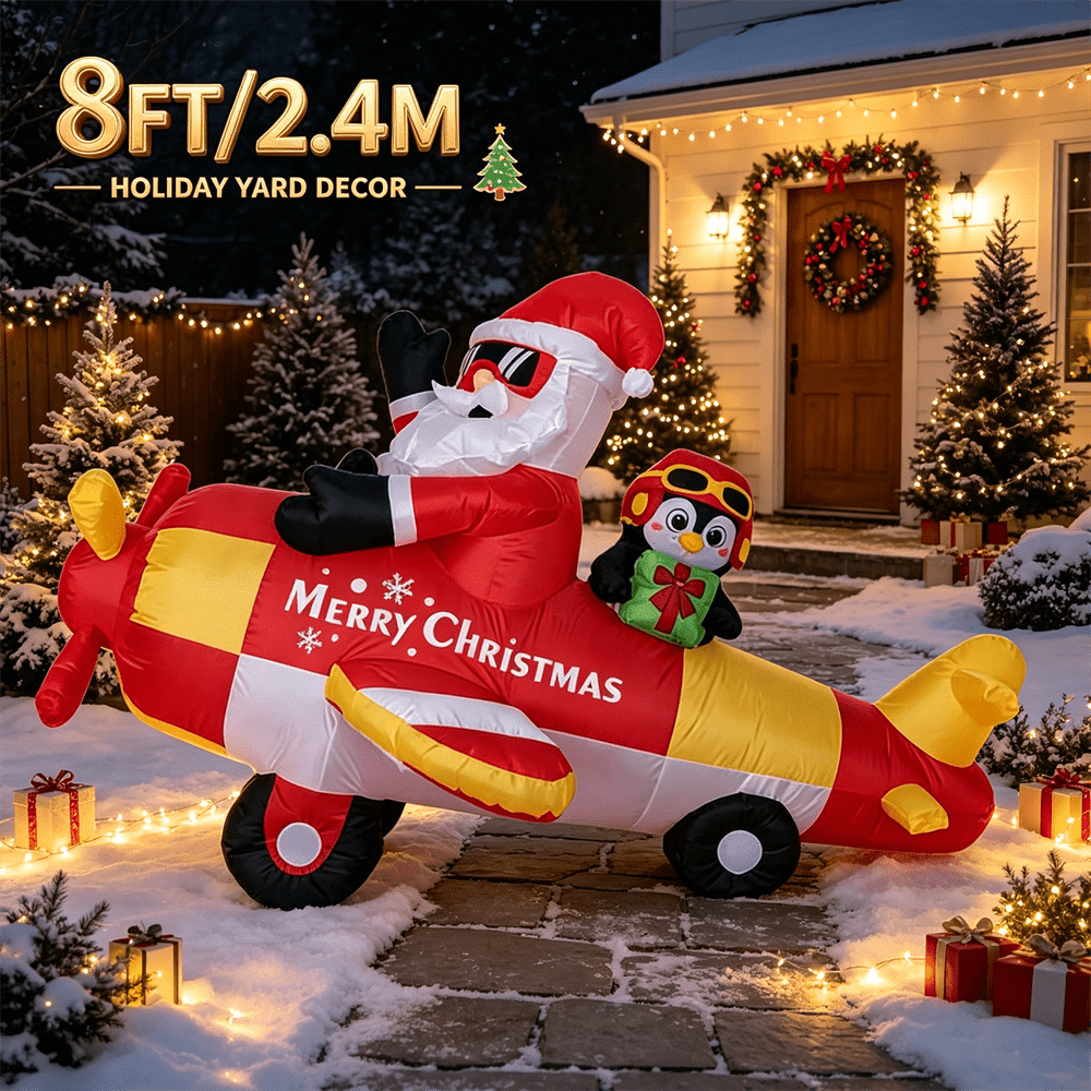 8FT Noel Şişme Oyuncak LED Işı - Xmas Outdoor Lighting Decorations incelemesi ve fiyatı