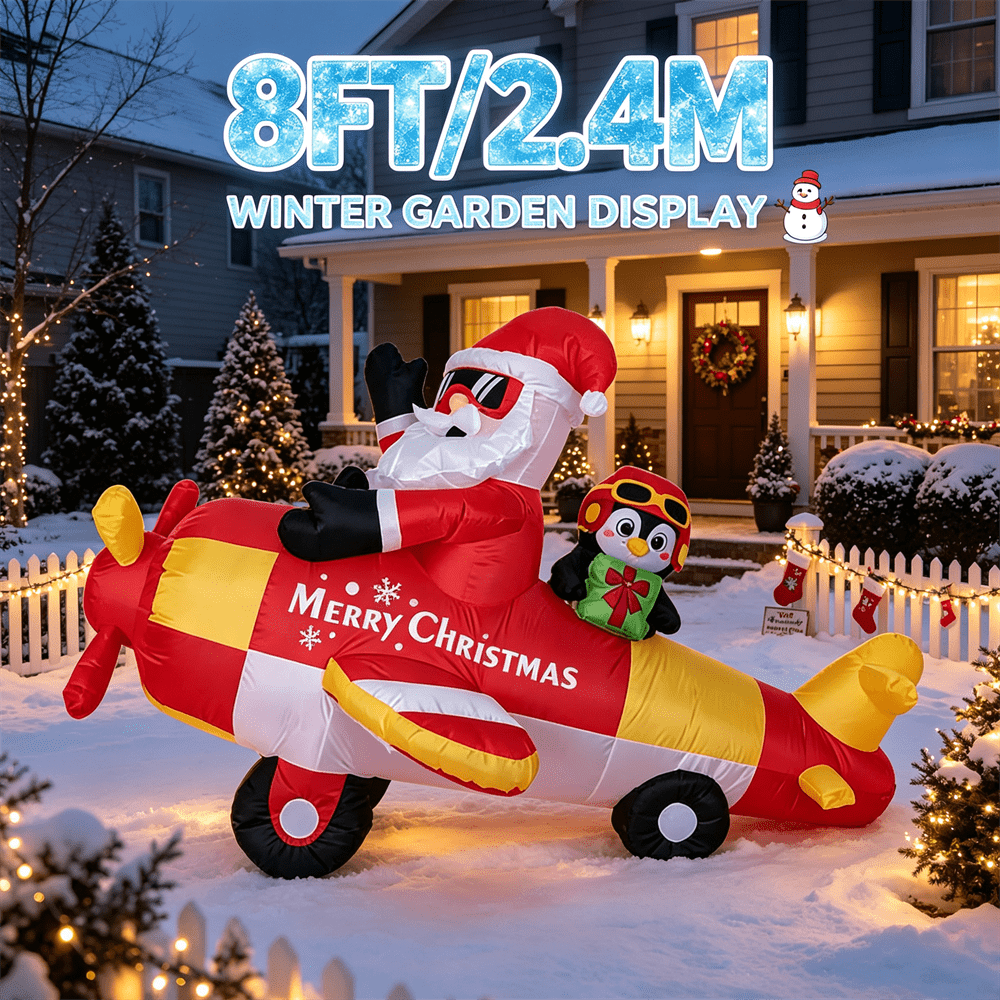 8FT Noel Şişme Oyuncak LED Işı - Xmas Outdoor Lighting Decorations incelemesi ve fiyatı