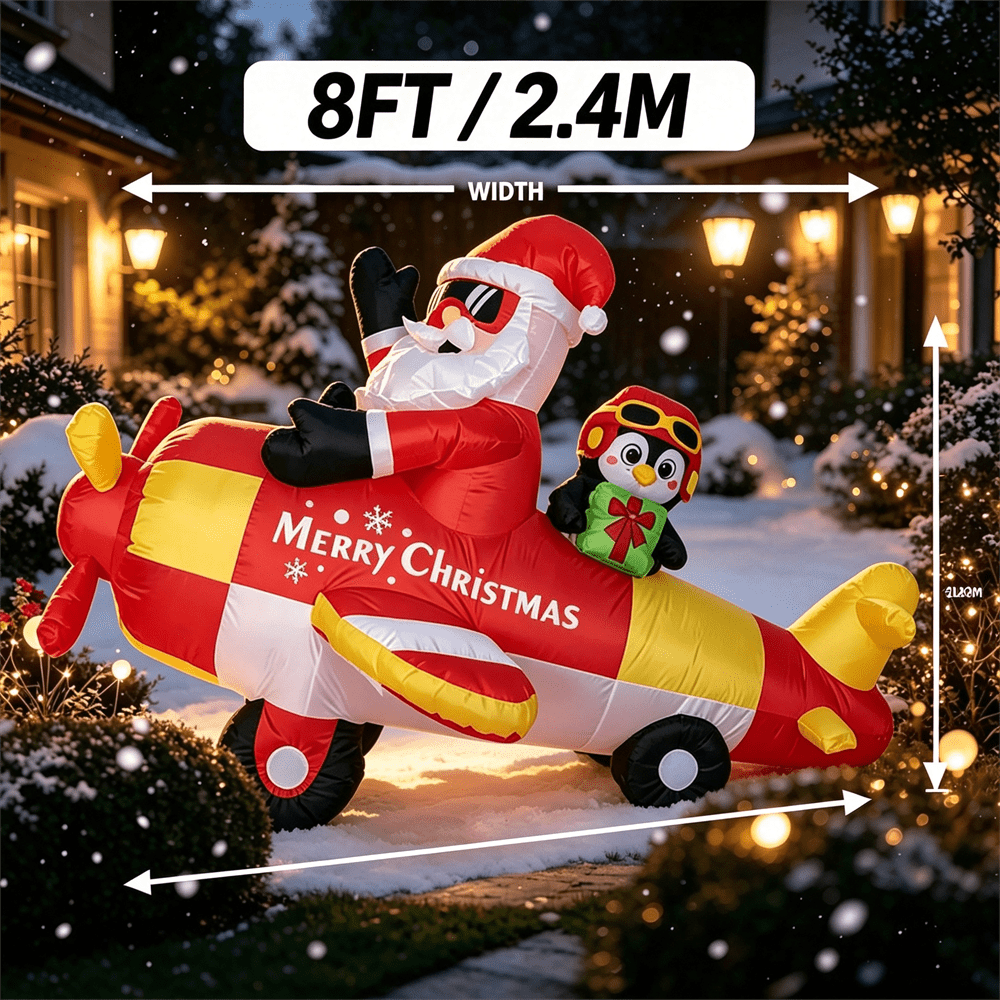 8FT Noel Şişme Oyuncak LED Işı - Xmas Outdoor Lighting Decorations incelemesi ve fiyatı