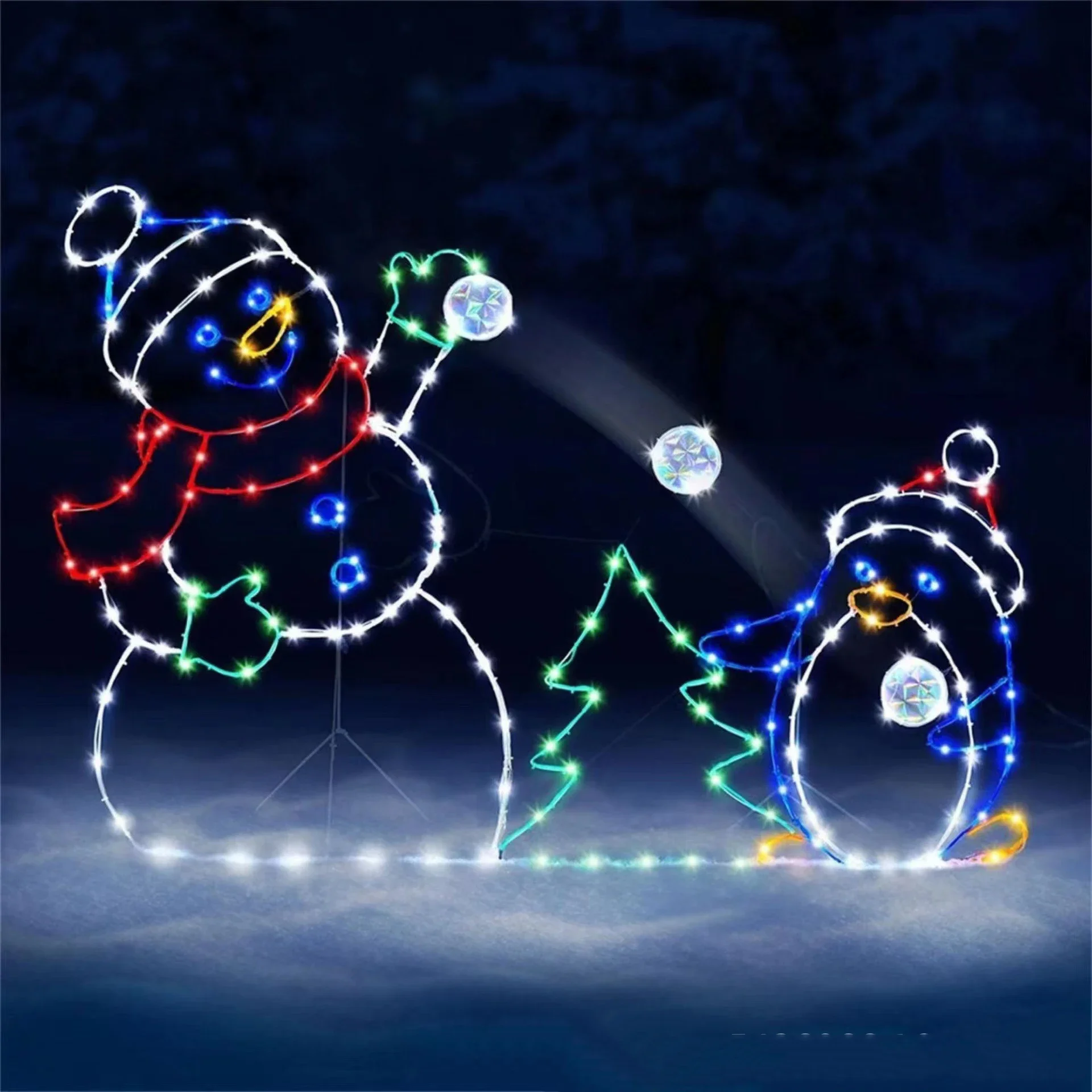 Hareketli Kar Küresi Işıklı LE - Xmas Outdoor Lighting Decorations incelemesi ve fiyatı