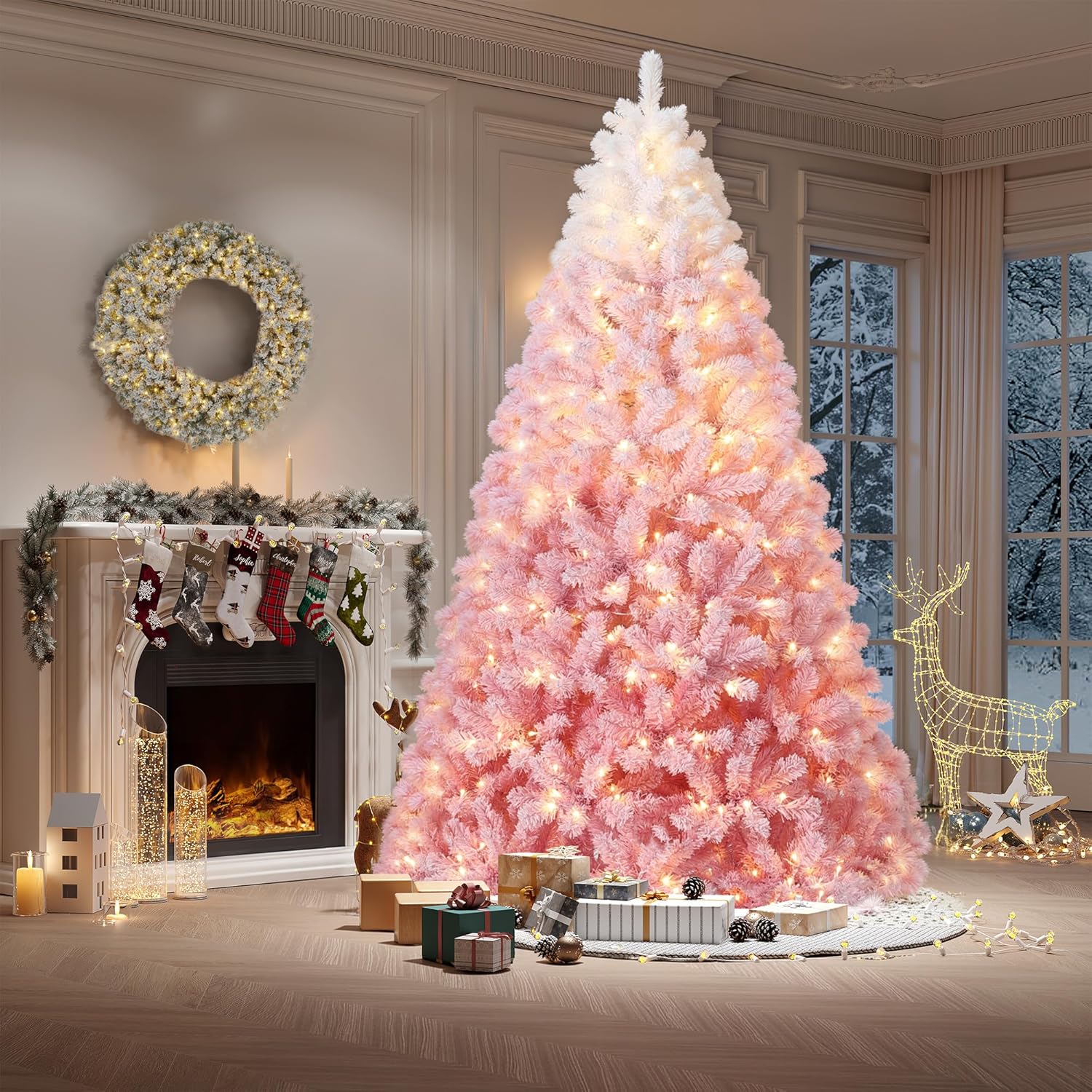 9 Fit Önceden Aydınlatılmış Ya - Xmas Outdoor Lighting Decorations incelemesi ve fiyatı