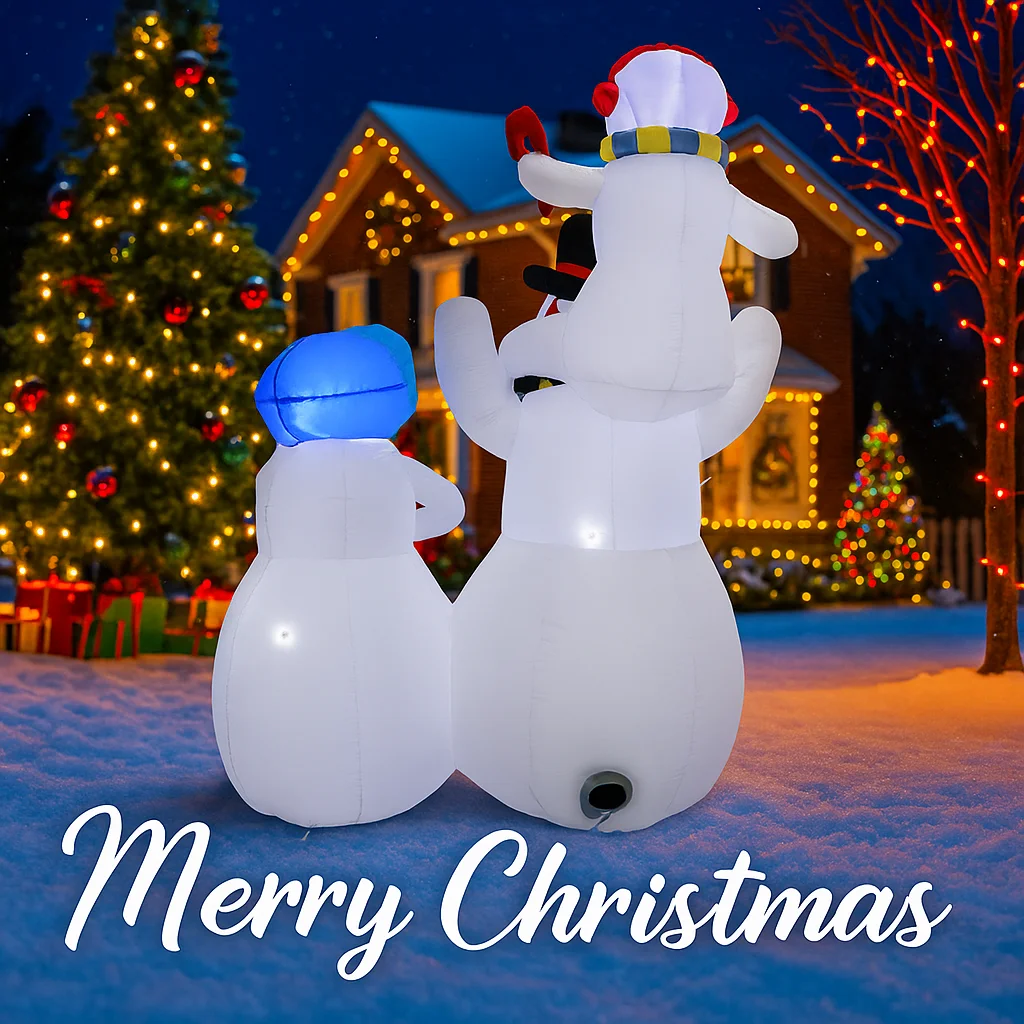5.91FT Şişme Oyuncak Kardan Ad - Xmas Outdoor Lighting Decorations incelemesi ve fiyatı