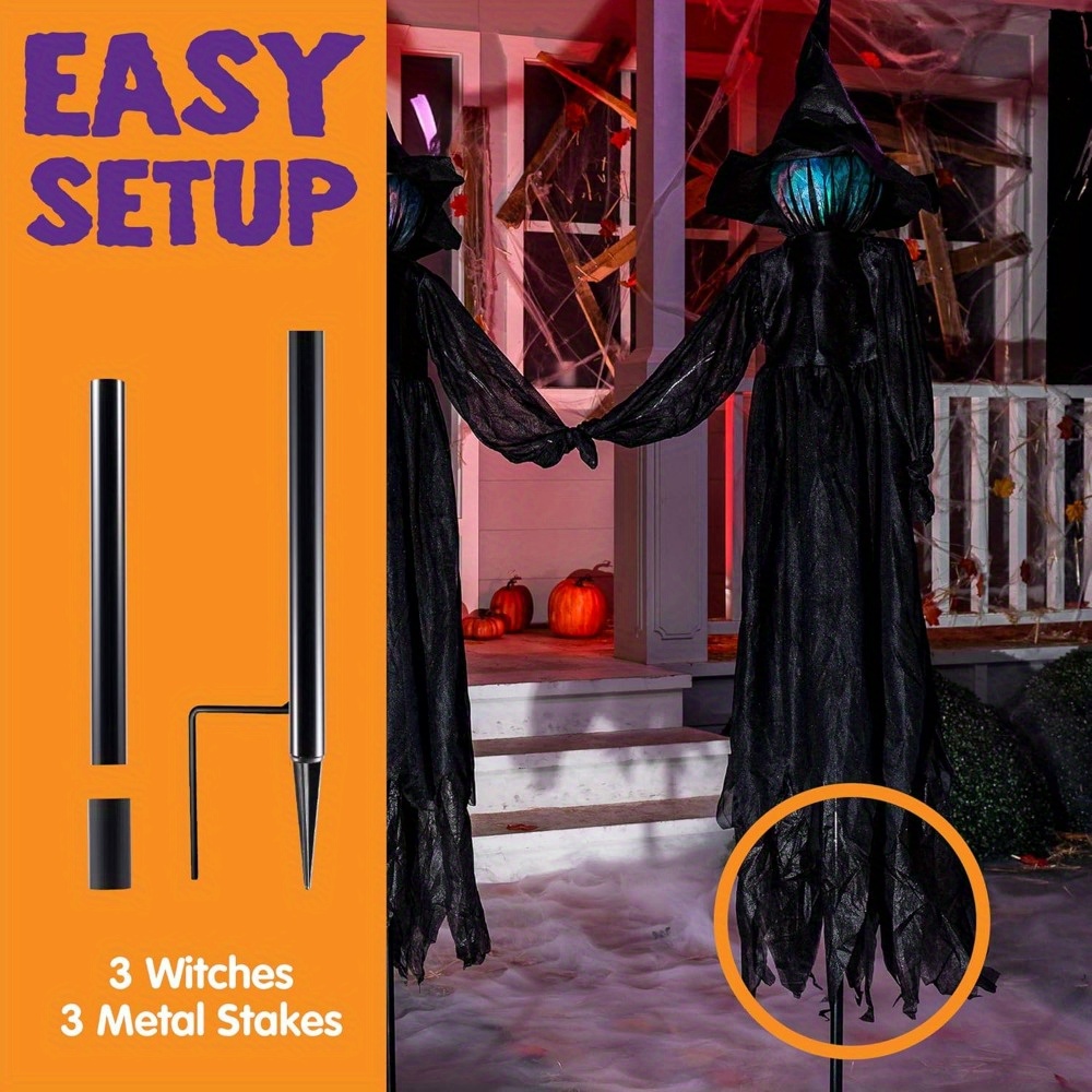 3'lü Paket 51'' Cadılar Bayram - Outdoor Lighting Yard Stakes incelemesi ve fiyatı