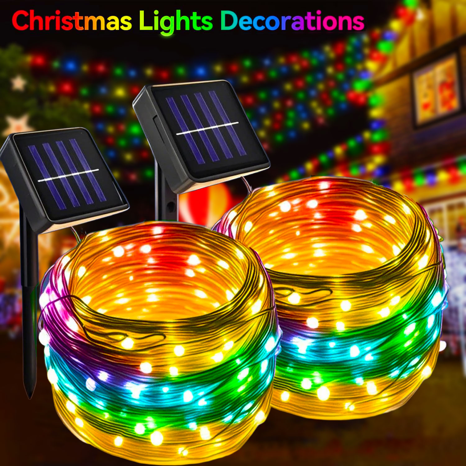 Noel Dış Mekan Güneş Enerjili  - Xmas Outdoor Lighting Decorations incelemesi ve fiyatı