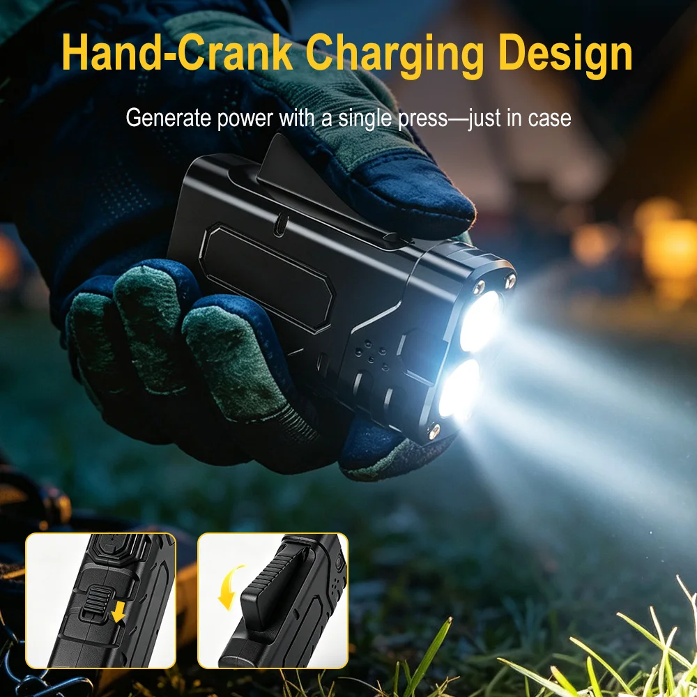 BORUIiT El Kranklı EDC LED Fen - Outdoor Lighting Globes incelemesi ve fiyatı