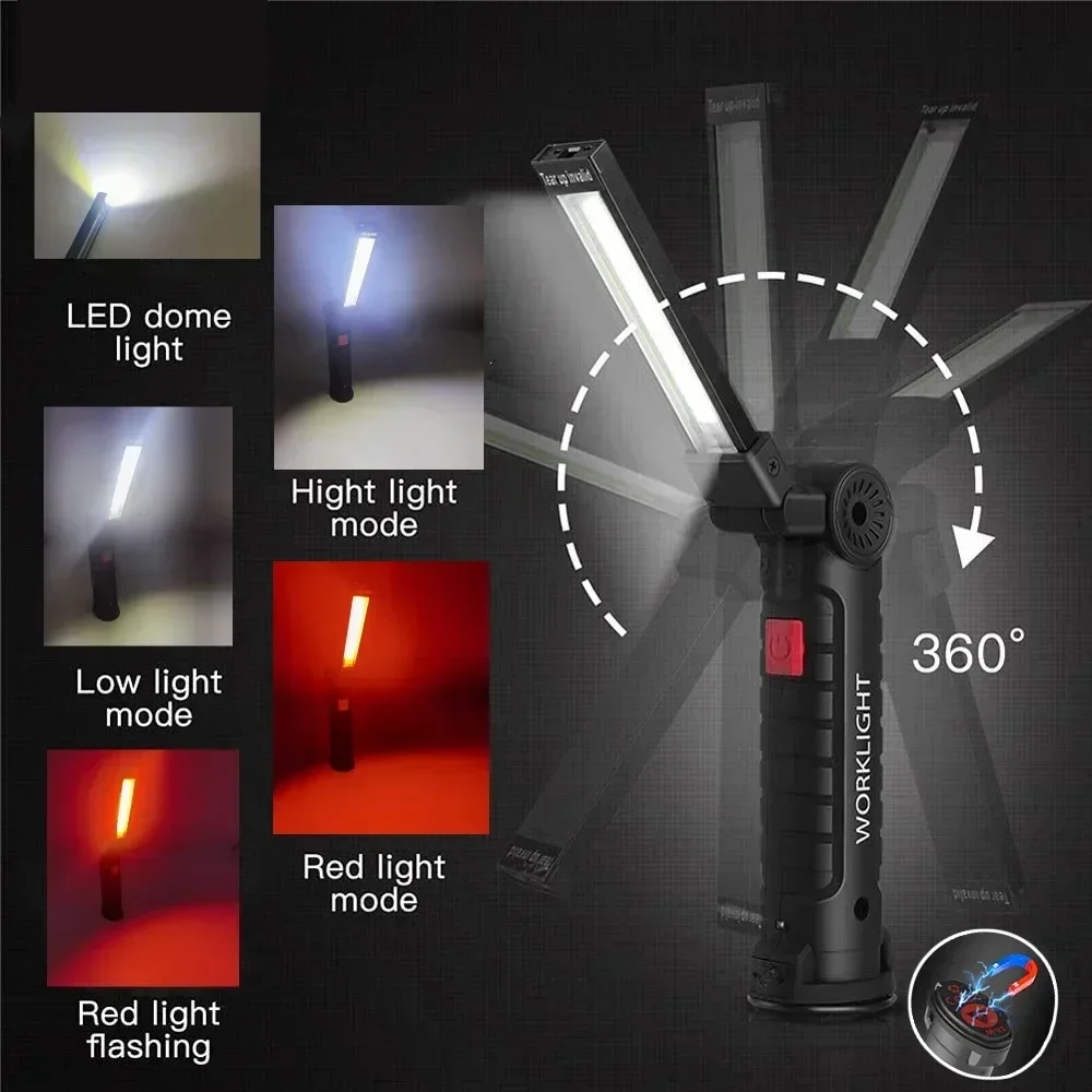 LED COB El Feneri USB Şarj Edi - Outdoor Lighting Hooks incelemesi ve fiyatı